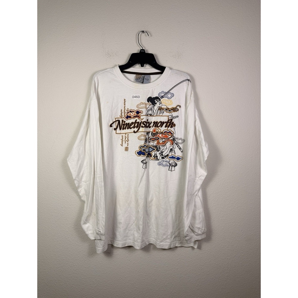 Vtg‎ 96 North 1X long Sleeve Shirt 90s Y2K Rare